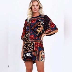 Farm rio shirt-dress